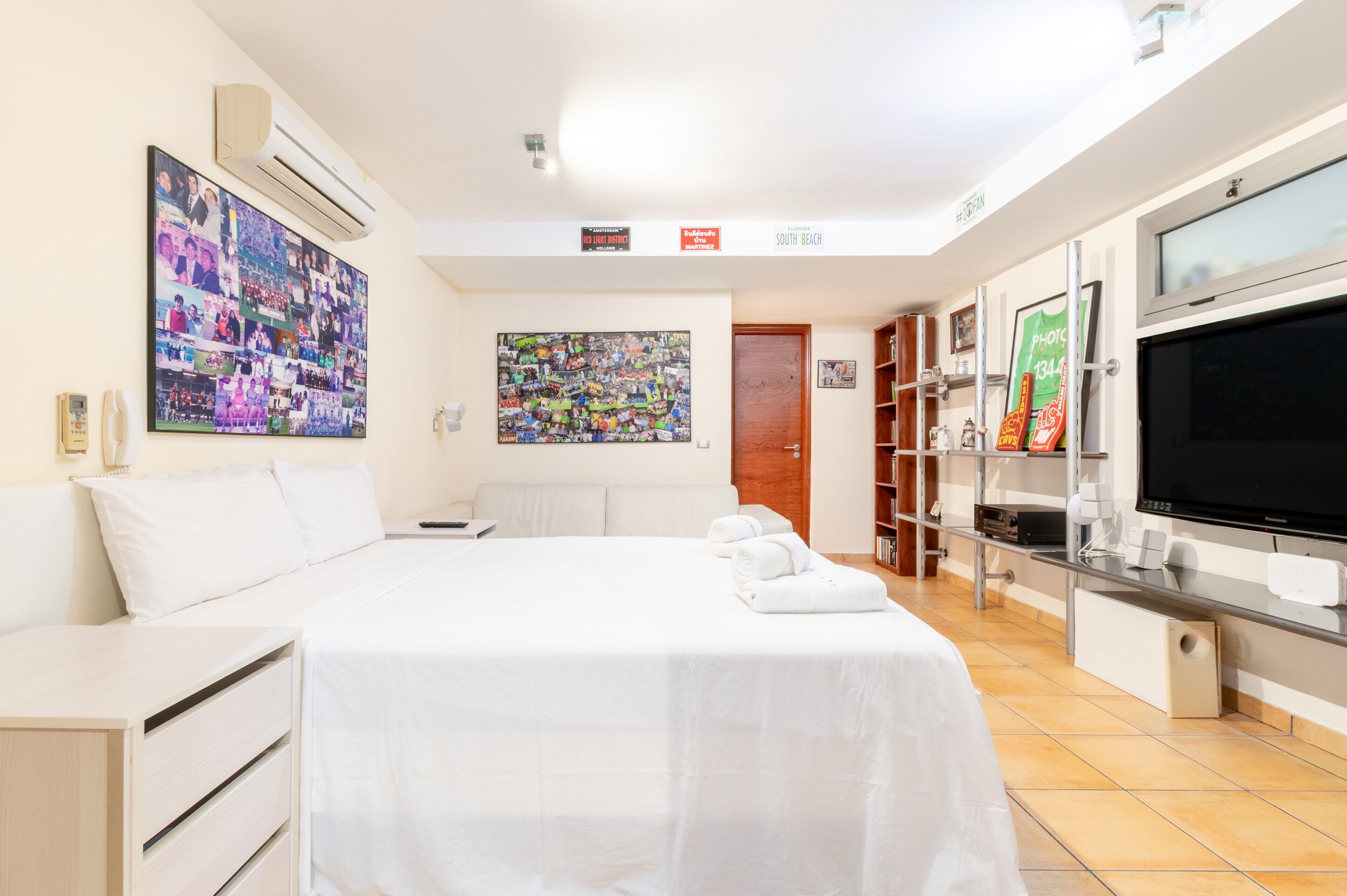 5 bedrooms, iron/ironing board, WiFi, bed sheets