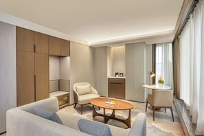 Deluxe Suite | Living room - wanda jin Beijing Tongzhou (Tongzhou)