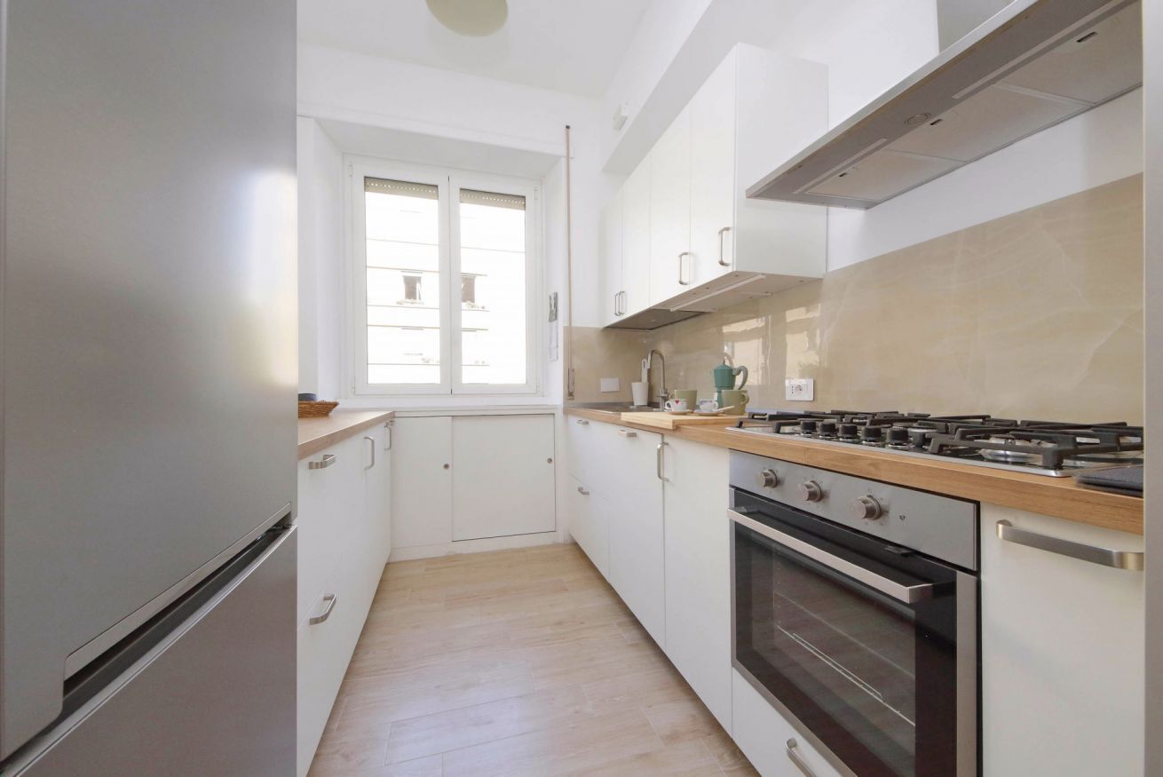 Fridge, dishwasher, toaster