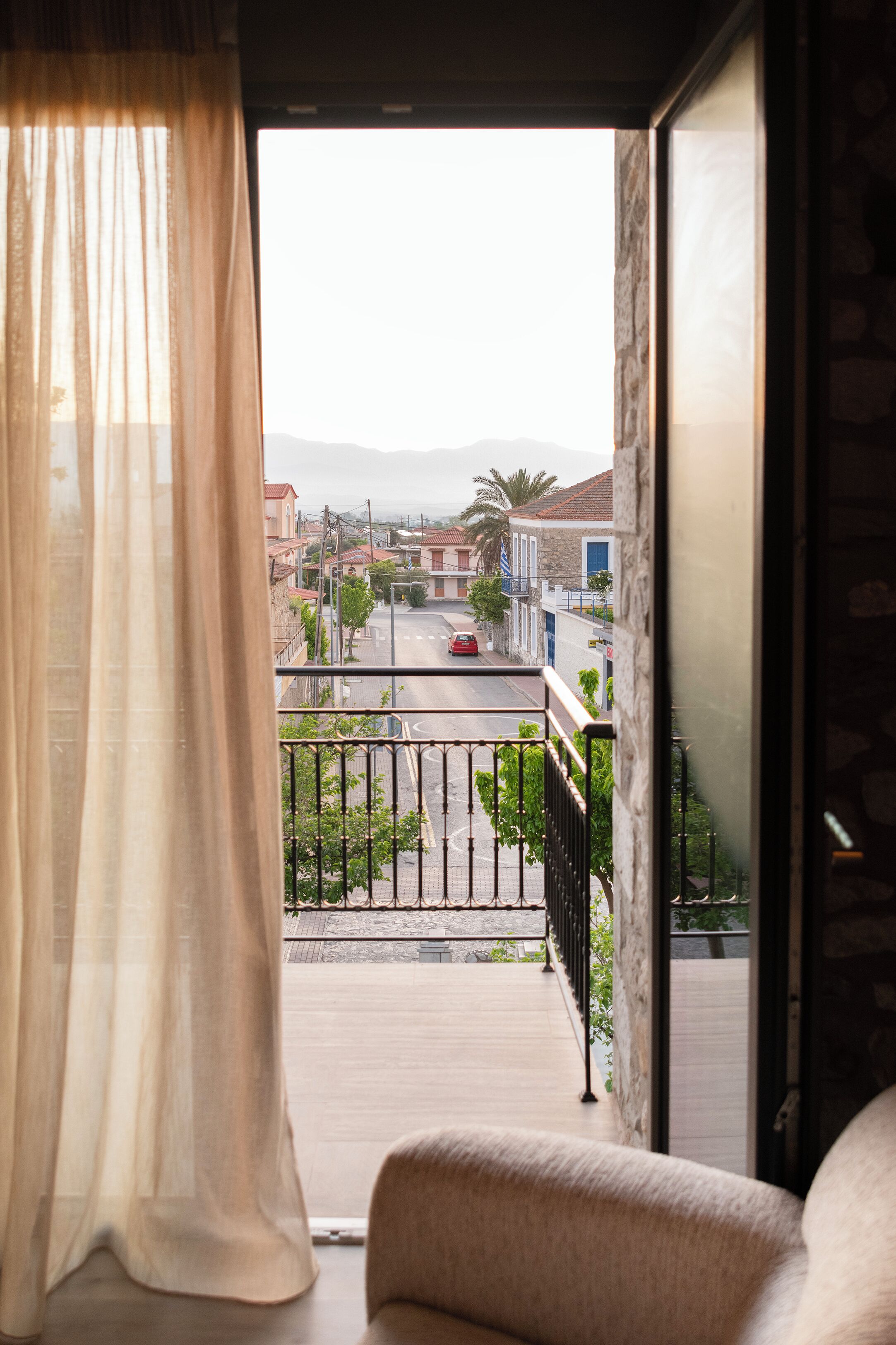 Superior Triple Room, 1 King Bed with Sofa bed, Balcony, Courtyard View | Terrace/patio