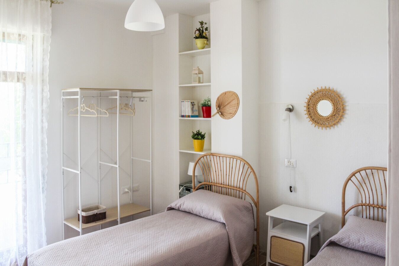 2 chambres, fer et planche à repasser, draps fournis