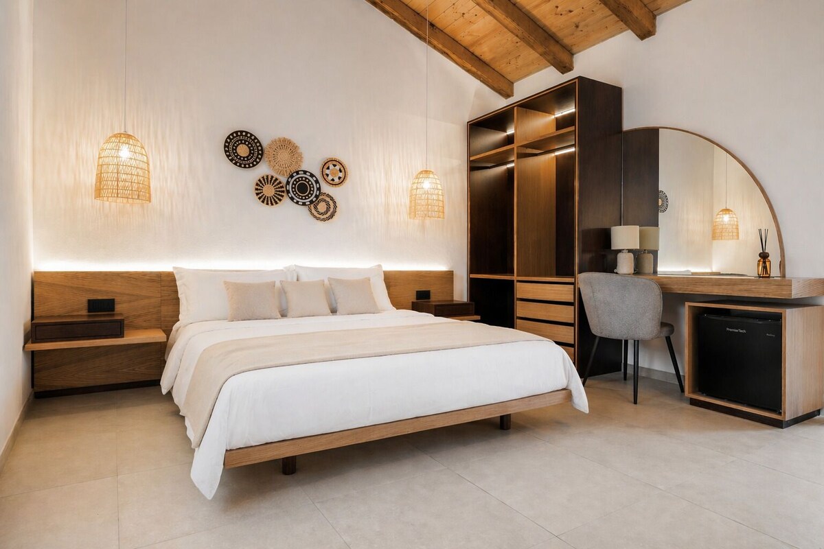 Chambre Double Supérieure, vue piscine