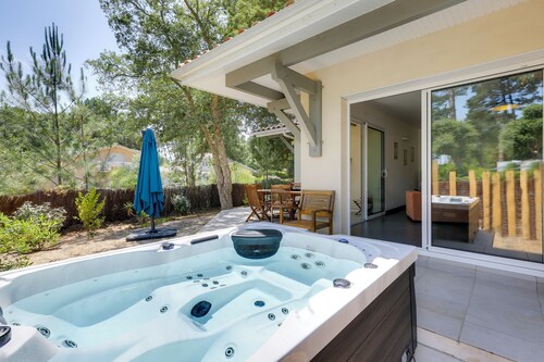 Air-Conditioned House in Capbreton • Jacuzzi • Hossegor: beaches, harbor, and golf course just 5 minutes away
