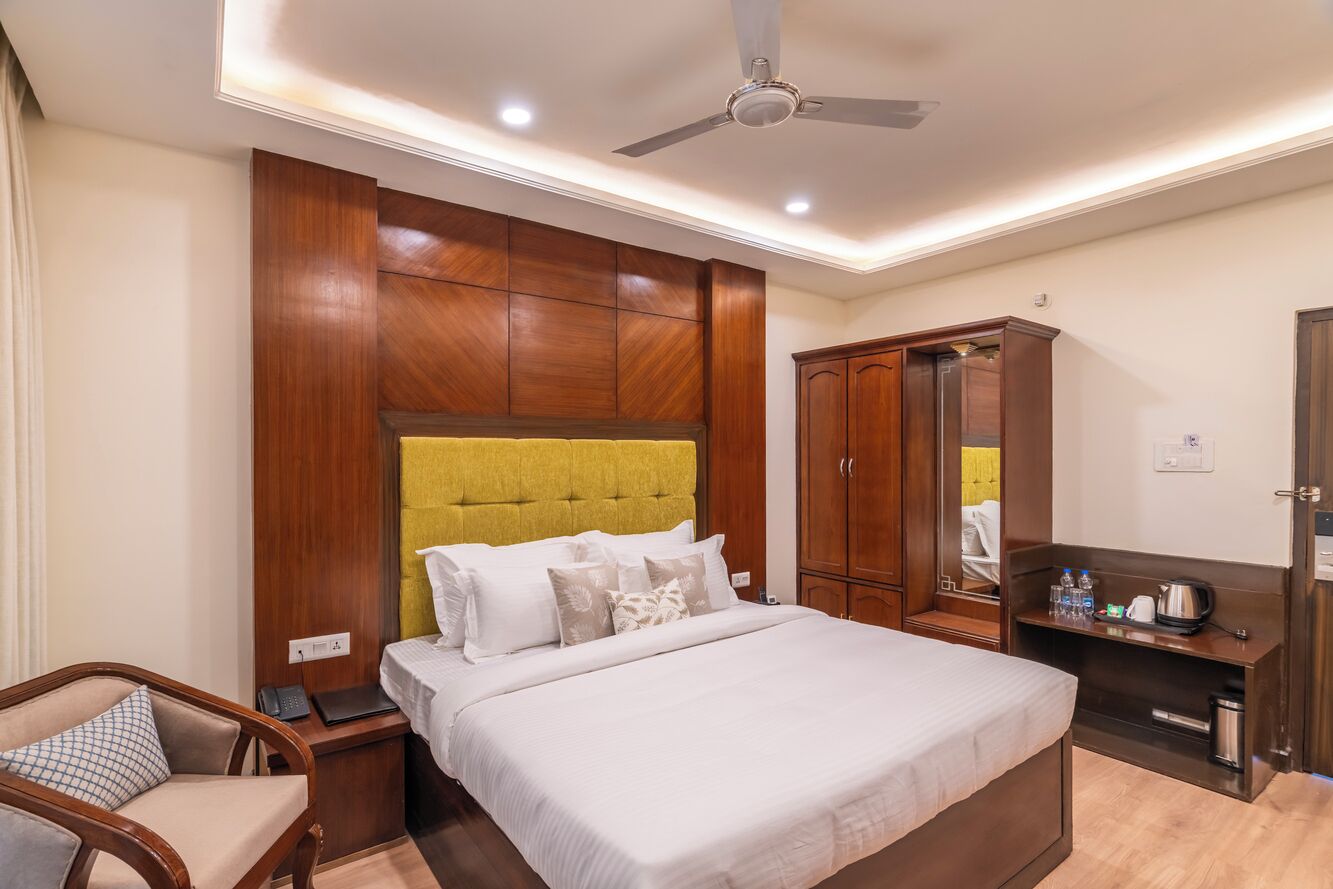 Quarto standard, vista para a montanha