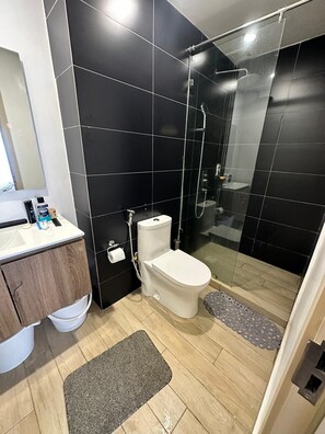 Handdoeken, zeep, toiletpapier