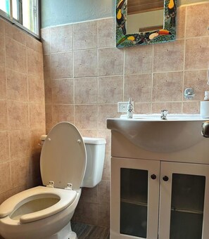 Bathroom - La Husseyenda. Private Birdwatching Retreat in Cerro Azul’s Mountains in Panama (Panamá)