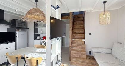 Beach house - 6 pers, piscine chauffée - St-Pair