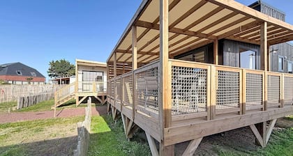 Beach house - 6 pers, piscine chauffée - St-Pair
