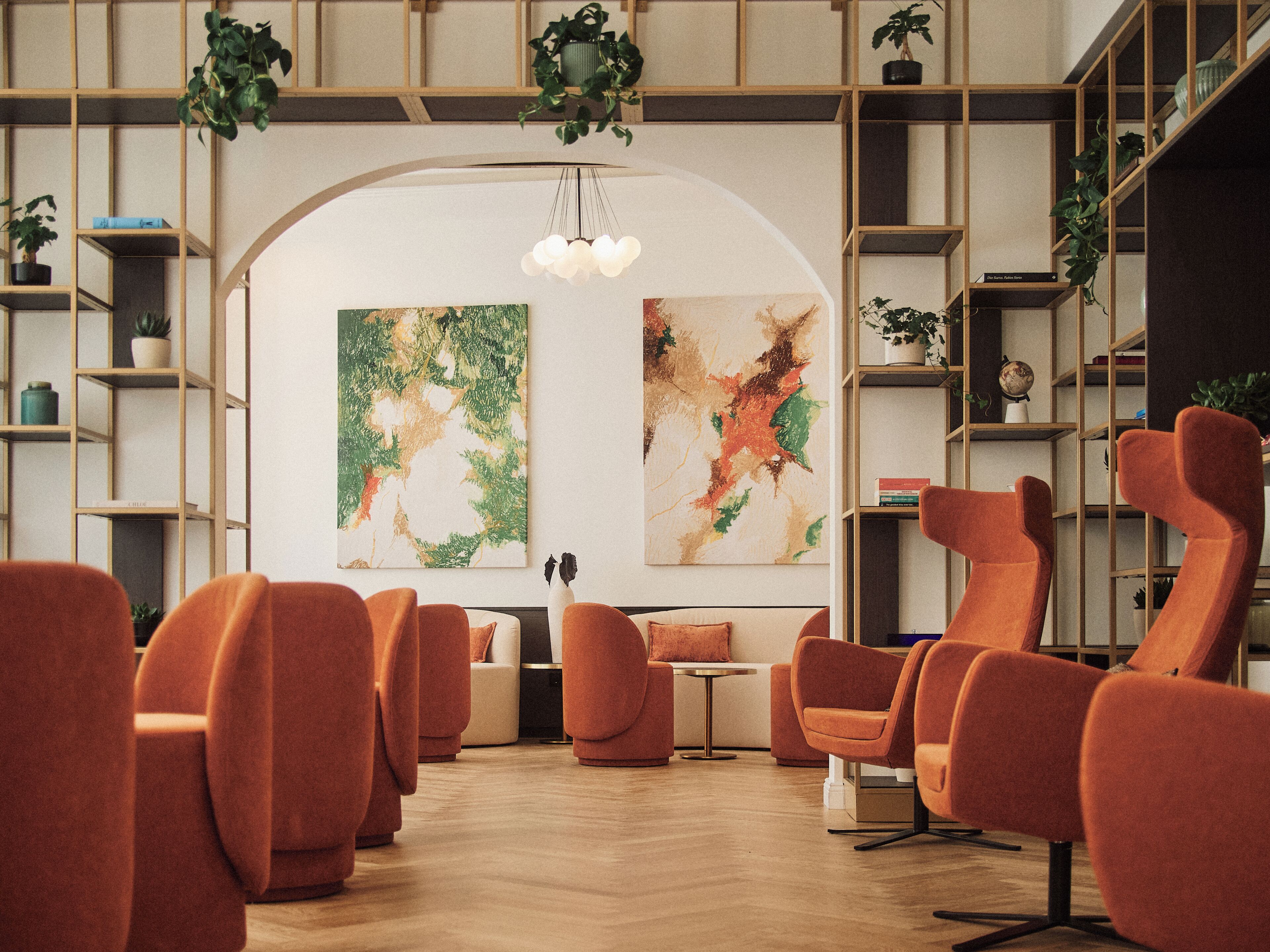 Lobby sitting area