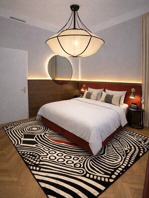 Double Room | In-room safe, desk, laptop workspace, blackout curtains - Carlton Boutique Hotel Vienna (Vienna)