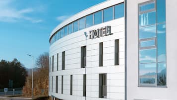 Overnatningsstedets facade