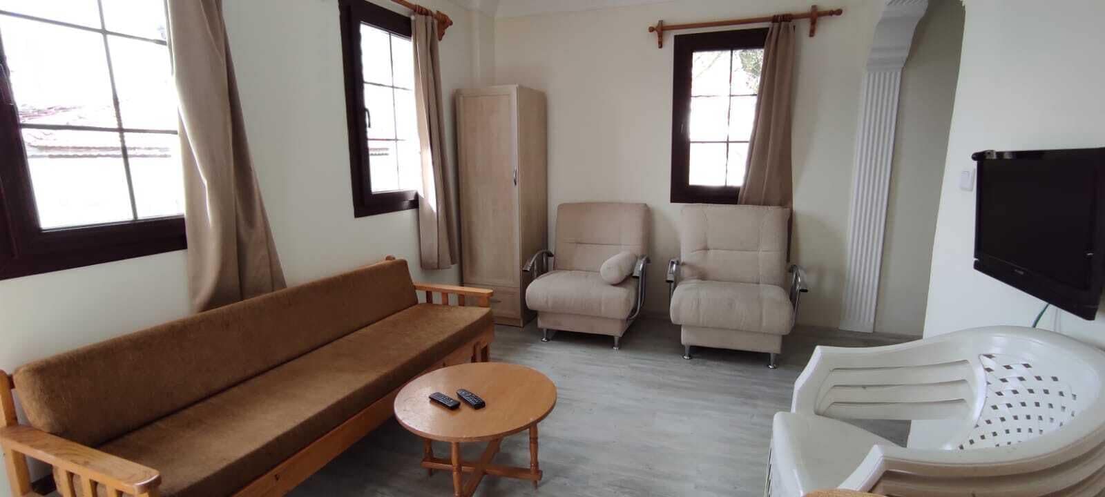 公寓, 1 张大床和 1 张沙发床, 阳台 | 起居区