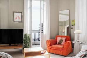 Living area - Exceptional apartment with stunning sea views in the heart of Thessaloniki (Thessaloniki)