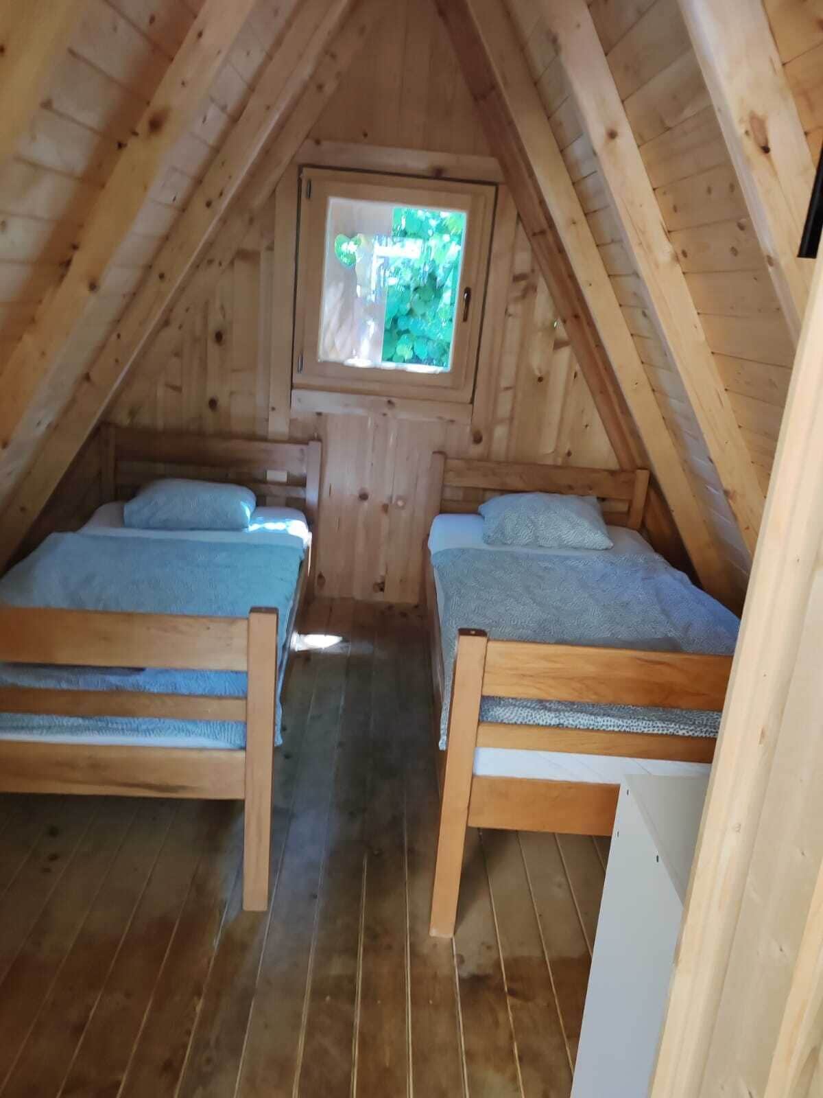 Ferienhütte, 2 Einzelbetten | Kostenloses WLAN