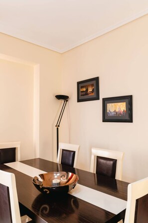 Apartment, 2 Bedrooms, Smoking, Balcony | Dining room - Albania Dream Saranda Apartments (Sarandë)