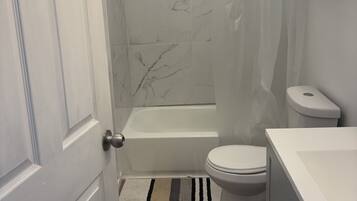 Towels, soap, toilet paper