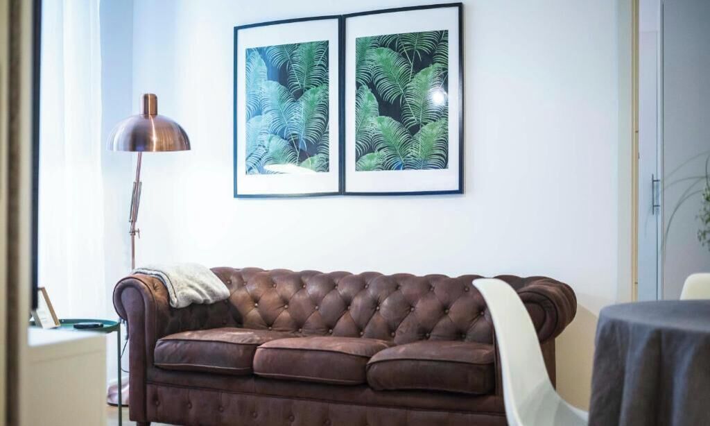 Deluxe appartement, balkon, uitzicht op de stad | Woonruimte