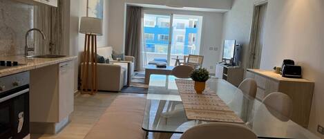 Chalet, 3 Schlafzimmer, Meerblick | Innenbereich