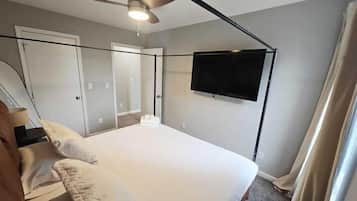 3 chambres, fer et planche Ă repasser, Wi-Fi, draps fournis