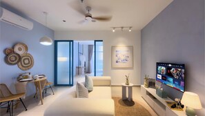 Room, Balcony, City View | Living area - The Shore Kota Kinabalu Borneo Grand Roam Suites (Kota Kinabalu)