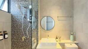 Room, Balcony, City View | Bathroom - The Shore Kota Kinabalu Borneo Grand Roam Suites (Kota Kinabalu)