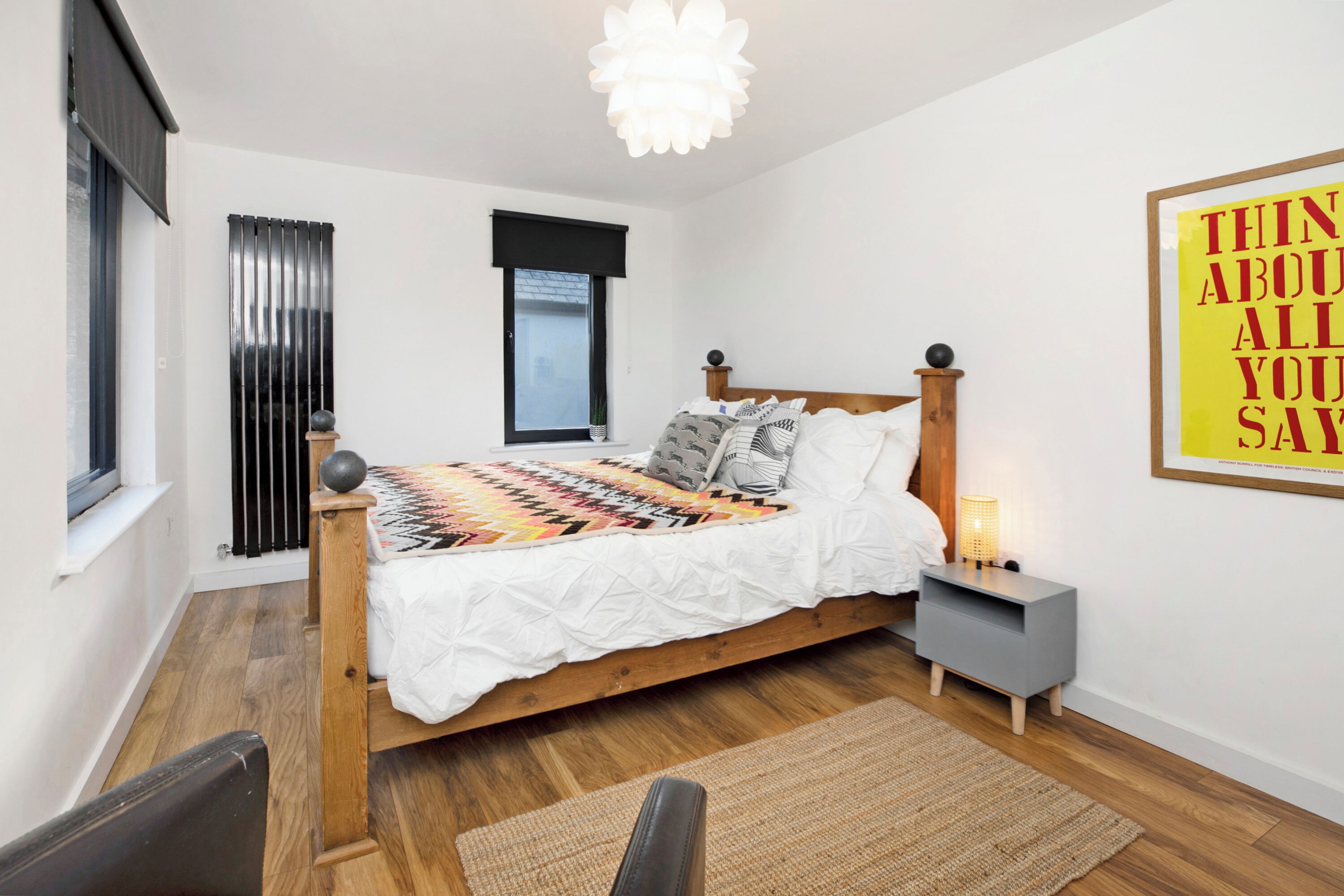 2 bedrooms, iron/ironing board, travel cot, WiFi