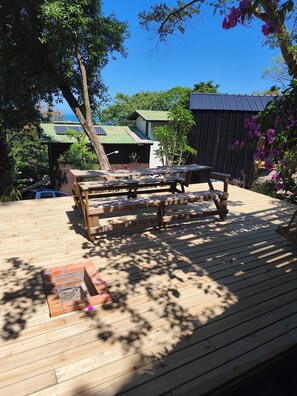 Opções para refeição ao ar livre