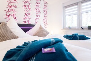 2 slaapkamers, wifi, beddengoed