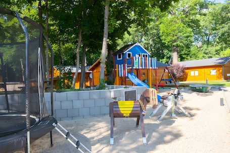 Children's area. Apartment Familie Täubert at Lake Bärwalde in the Lusatian Lake District
