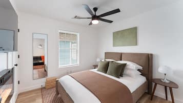 Apartment, 2 Bedrooms | 2 bedrooms, laptop workspace, iron/ironing board, free WiFi