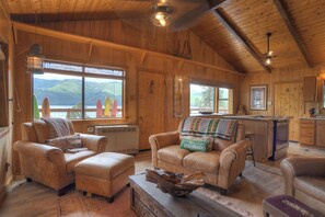 Interior - New Listing! Lakeview Cabin with Mountain Views, Deck, Grill, AC (Bayfield)
