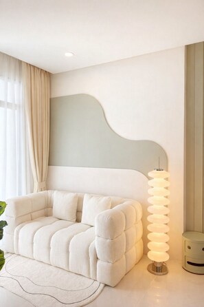Living area - Coxy 2-bedroom house with AC in charming Near Bangtao Beach Phuket (Thalang District)