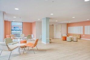 Sitteområde i lobbyen