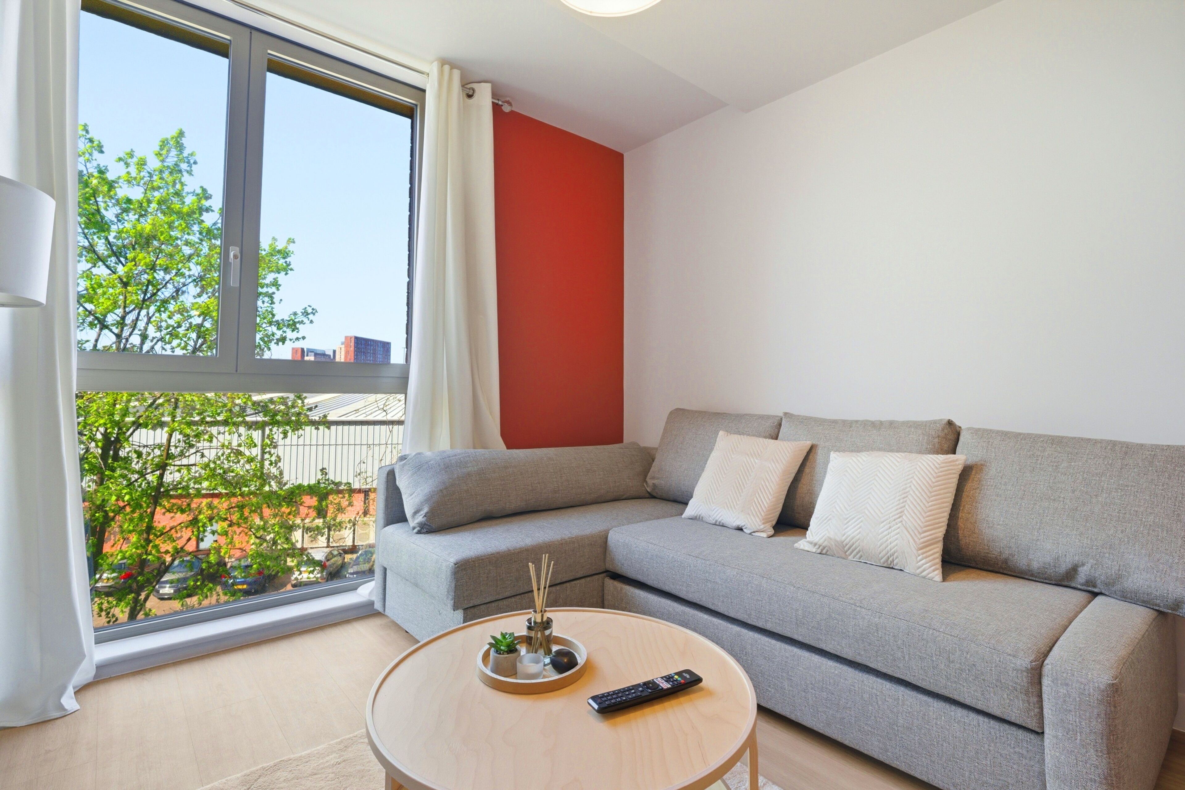 Luxury Apartment, 1 King Bed with Sofa bed, Non Smoking, Kitchenette | Living area