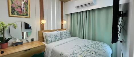Appartement Deluxe, vue sur le parc | Coffre-fort, rideaux dâobscurcissement, systĂšme dâinsonorisation