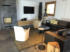 TV, fireplace - CATRINA RESORT, (Disentis / Mustér), 2010 by Interhome (Disentis)