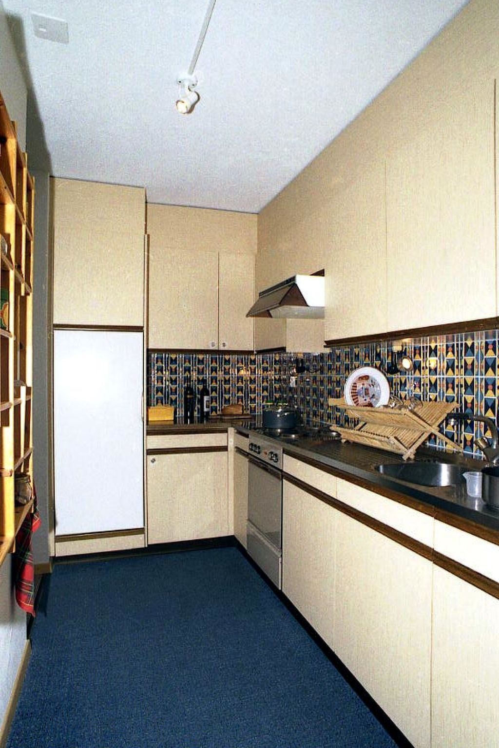 Fridge, oven, cookware/dishes/utensils