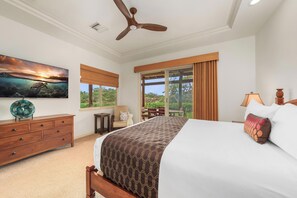 3 bedrooms, iron/ironing board, free WiFi, bed sheets - NEW! Mauna Lani Beach Club Pass/BBQ on lanai/602 Fairways at Mauna Lani (Kamuela)