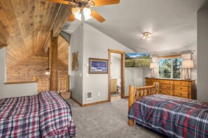 Cabin, Multiple Beds, Patio (Glacier River #3) | 2 bedrooms, individually decorated, individually furnished, bed sheets - Glacier River Ranch - North Fork (Columbia Falls)