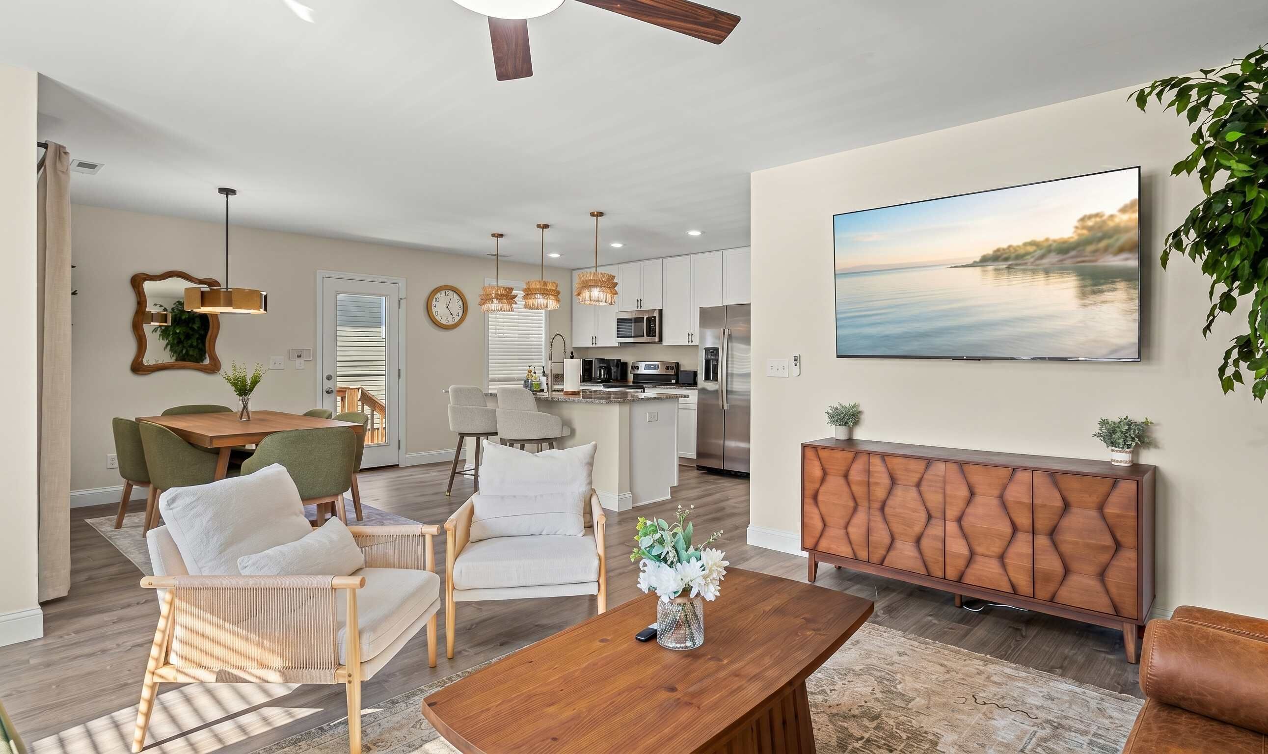 Smart TV, video games, books, offices