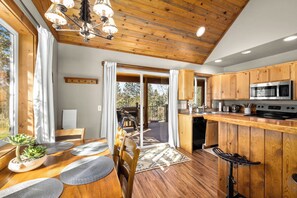 Cabin, Multiple Beds, Patio (Glacier River #2) | Private kitchen - Glacier River Ranch - Middle Fork (Columbia Falls)