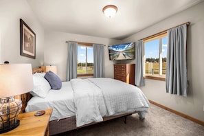 Cabin, Multiple Beds, Patio (Glacier River #2) | 3 bedrooms, individually decorated, individually furnished, bed sheets - Glacier River Ranch - Middle Fork (Columbia Falls)