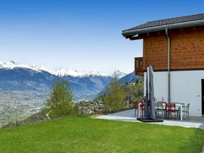 Outdoor dining - My Mountain Paradise in the Swiss Alps by Interhome (Grône-Loye)