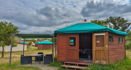 Camping Parc de la Brenne - Kampeerbungalow