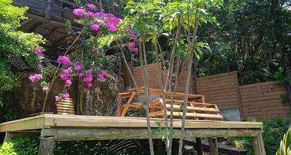 Lizard Chalet with Sea View, beach and nature