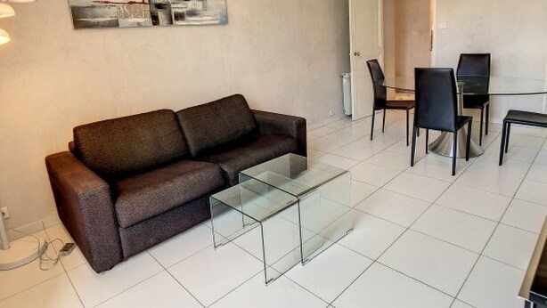 Living area - Quality 1 bedr rue du Canada 5 mins Croisette 208 by Interhome (Cannes)