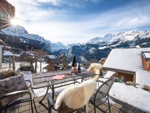 Outdoor dining - Chalet Sterndolde Apt. 1 by Interhome (Lauterbrunnen)