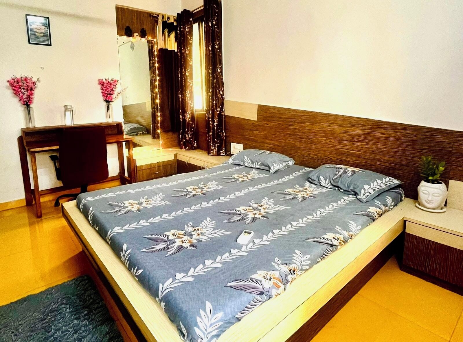 2 chambres, fer et planche à repasser, accès à Internet