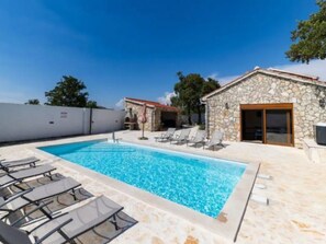 Pool - Stone villa Marita with pool by Interhome (Budak)