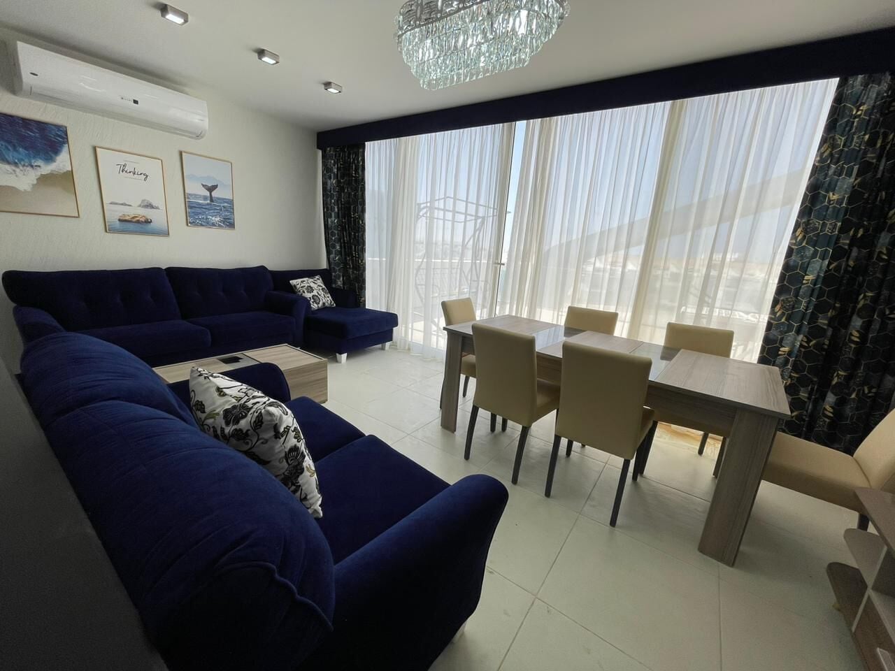 Chalet, 3 Bedrooms, Lagoon View | Living area